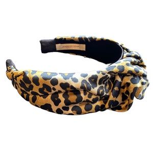 JENNIFER BEHR Leopard Twist Headband